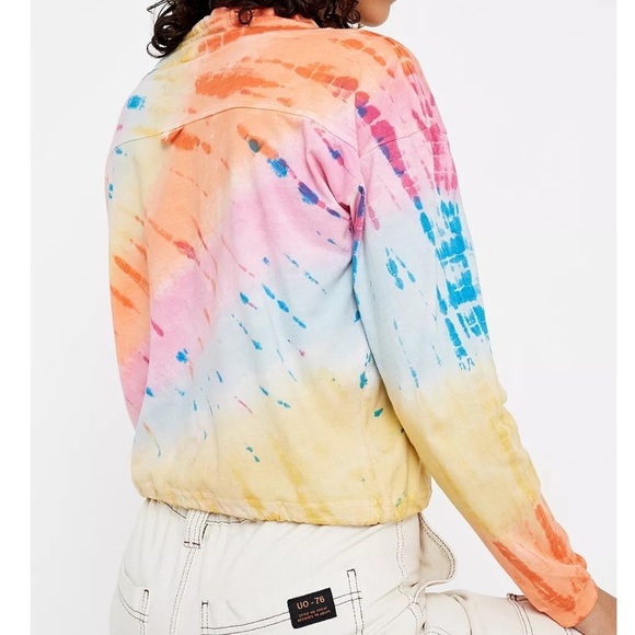 Urban Outfitters‎ Buster Tie-Dye Drawstring Hem Sweatshirt​​ - Picture 4 of 7